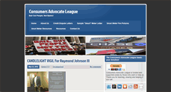 Desktop Screenshot of consumersadvocateleague.com